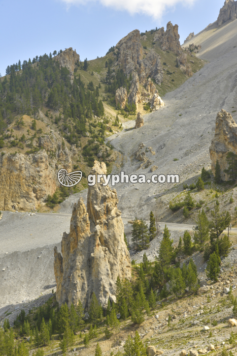 Erosion (Casse déserte, col du Lautaret) - gryphea.org